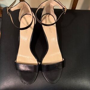 Nine West Black Ankle Strap Heels